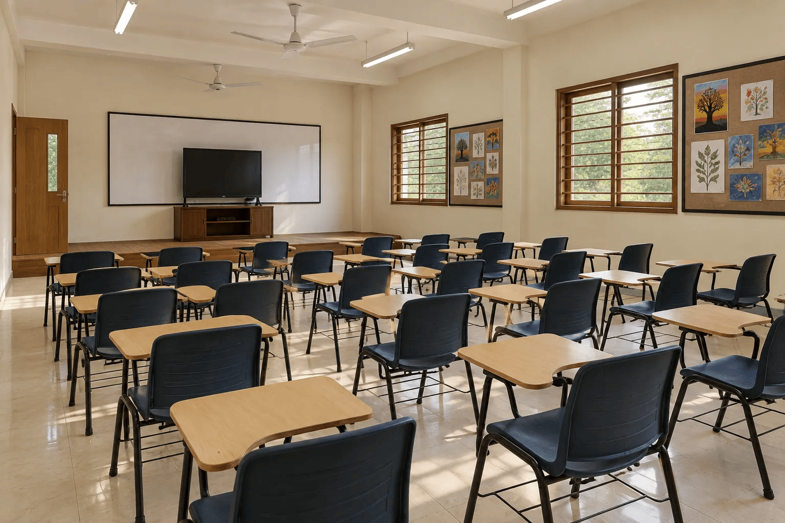 A classroom at Sigma Horizon School